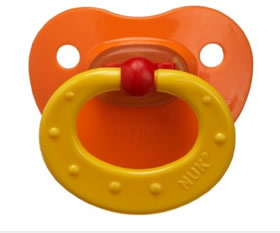 Orange Pacifier