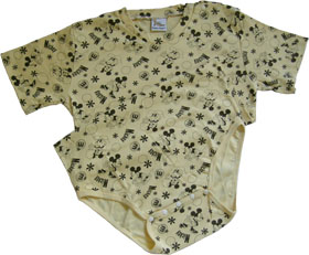 Yellow Print Onezie