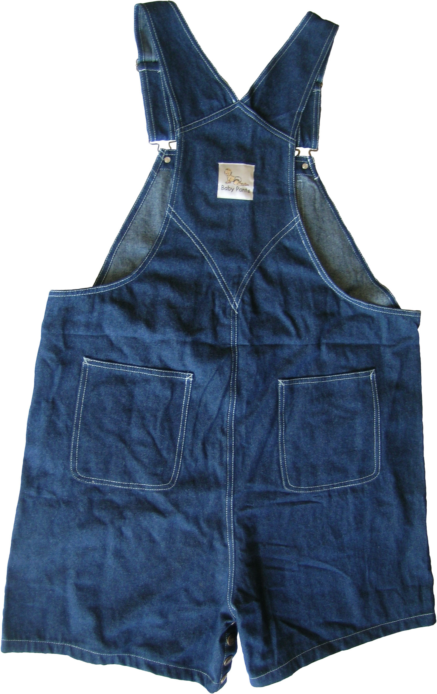 baby boy denim shortalls